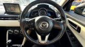 steering wheel view of 2015 Mazda Demio