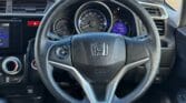 steering wheel view of 2014 Honda Fit
