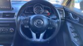 steering wheel view of 2015 Mazda Axela