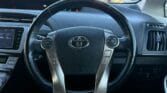 steering wheel view of 2014 Toyota Prius PHV S