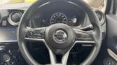 steering wheel view of 2020 Nissan Note