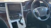 2012 Toyota Vellfire steering wheel and gear view