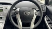 steering wheel view of 2013 Toyota Prius S