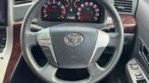 2012 Toyota Vellfire steering wheel view
