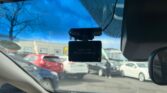 dash cam view of 2014 Honda Fit
