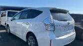 2014 Toyota Prius Alpha white back view