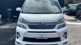 white 2012 Toyota Vellfire for sale