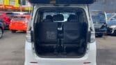 2012 Toyota Vellfire back side open trunk view