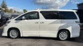 white 2012 Toyota Vellfire