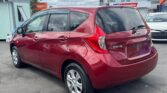back side view of 2014 Nissan Note