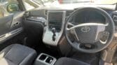 2012 Toyota Vellfire front seat view