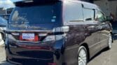 back side view of 2012 Toyota Vellfire