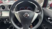 steering wheel view of 2014 Nissan Note