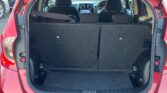 large capacity trunk view of used red 2014 Nissan Note X