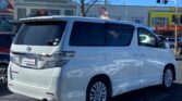back side view of 2014 Toyota Vellfire