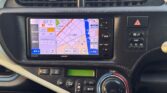 reversing camera display view of 2014 Toyota Aqua