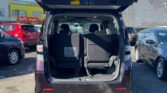 open trunk view of 2012 Toyota Vellfire