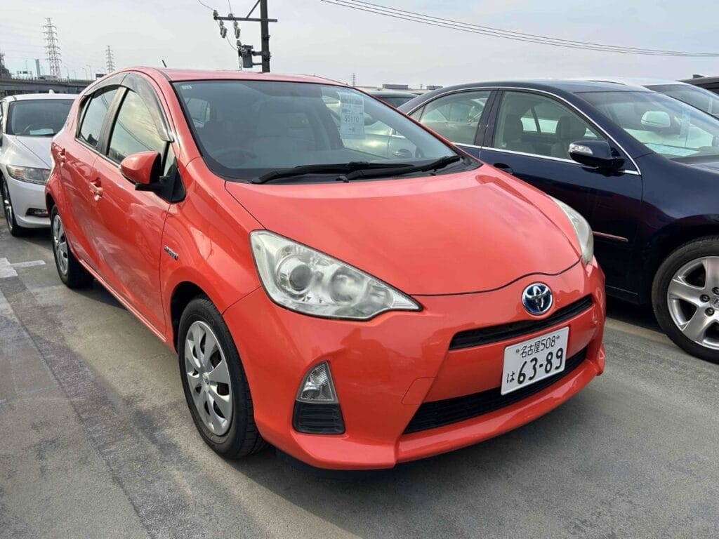 used orange 2012 Toyota Aqua in nz