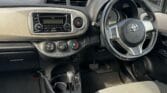 steering wheel view of 2013 Toyota Yaris