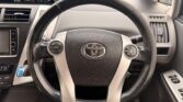 steering wheel view of 2012 Toyota Prius Alpha