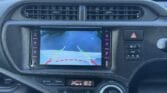 reversing camera display view of 2017 Toyota Aqua