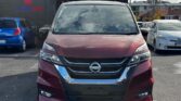 front view of red 2018 Nissan Serena