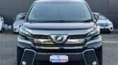 front view of used black 2016 Toyota Vellfire