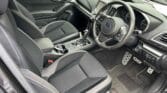inside view of black luxury 2017 Subaru Impreza