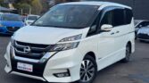 front side view of white 2017 Nissan Serena