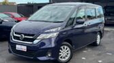 front side view of blue 2017 Nissan Serena