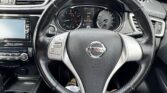 steering wheel view of 2017 Nissan X-Trail