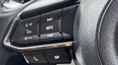 steering wheel closeup view of 2018 Mazda CX-8