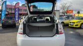 open trunk view of white luxury 2010 Toyota Prius