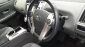 steering wheel view of 2012 Toyota Prius Alpha