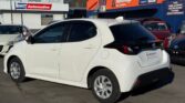 back side view of 2020 Toyota Yaris HYBRID X