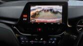 reversing camera display view of silver 2018 Toyota C-HR