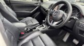 front inside view of used white 2014 Mazda CX-5
