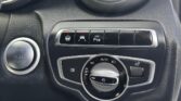 front inside interior view of used white luxury 2016 Mercedes-Benz C 200