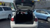 open trunk view of used white luxury 2016 Mercedes-Benz C 200