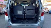open trunk view of 2012 Toyota Alphard
