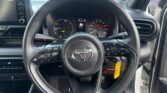 steering wheel view of 2020 Toyota Yaris