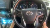 steering wheel view of 2017 Toyota Vellfire
