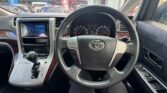 steering wheel view of 2012 Toyota Vellfire