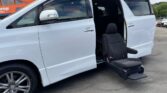 2012 Toyota Vellfire sliding door open view