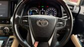 steering wheel view of 2017 Toyota Vellfire