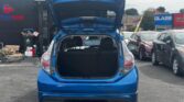 open trunk view of used blue luxury 2012 Toyota Aqua