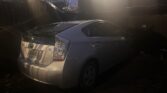 back side view of silver 2010 Toyota Prius