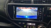 reversing camera display view of 2015 Toyota Aqua