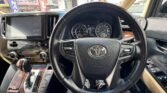 steering wheel view of 2020 Toyota Vellfire