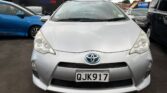 front view of silver 2012 Toyota Aqua